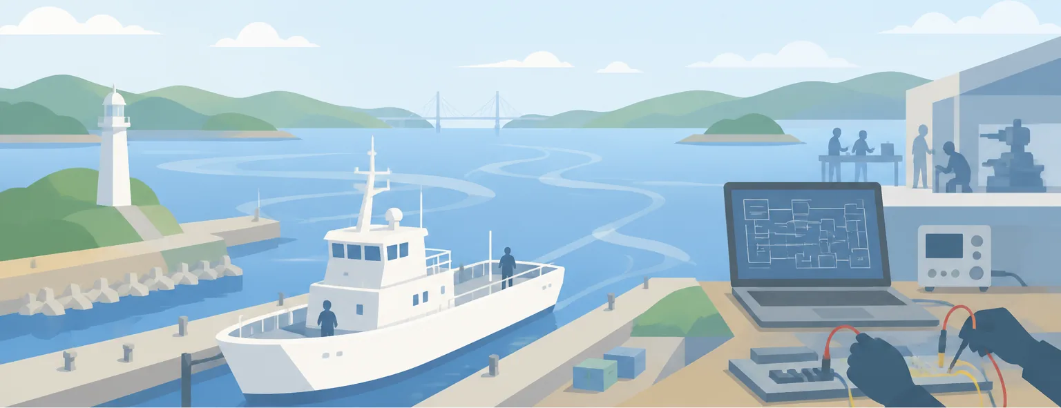 大島高専のイメージイラスト