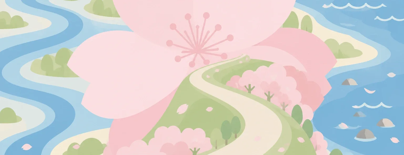 桜坂高校のイメージイラスト
