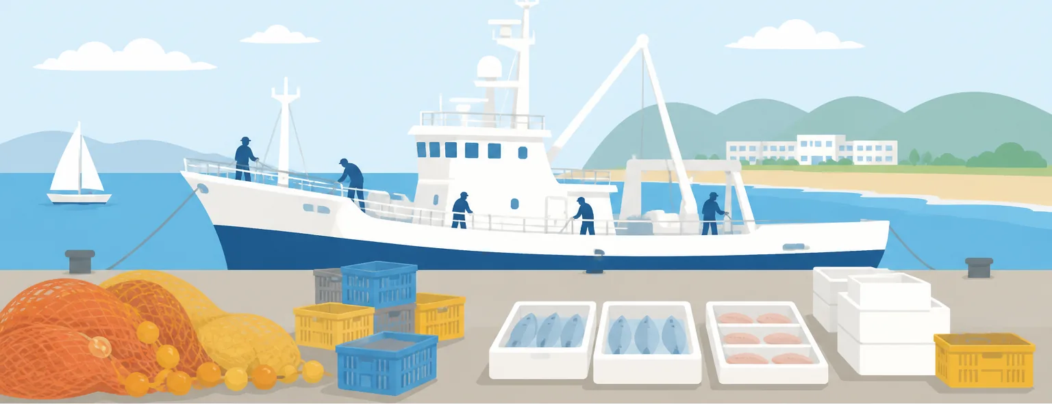 加茂水産高校のイメージイラスト