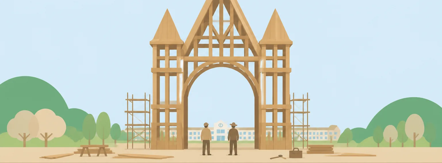埼玉県立川越高校のイメージイラスト