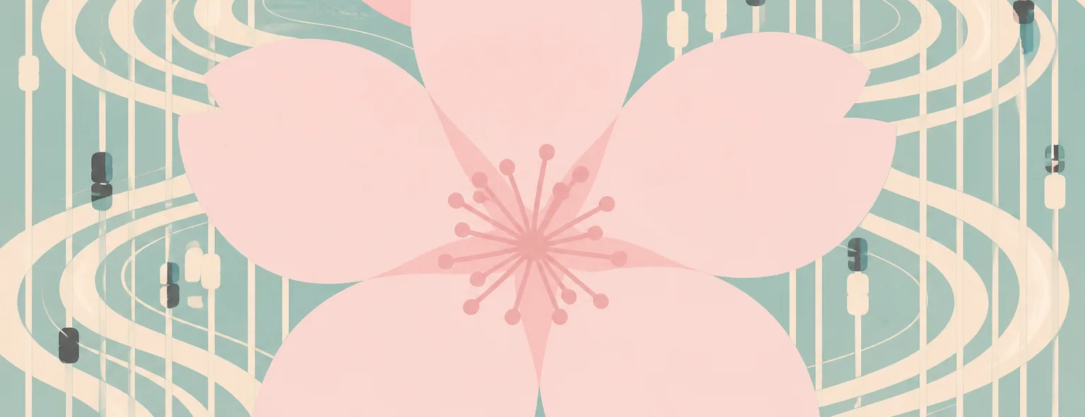 桐生清桜高校のイメージイラスト