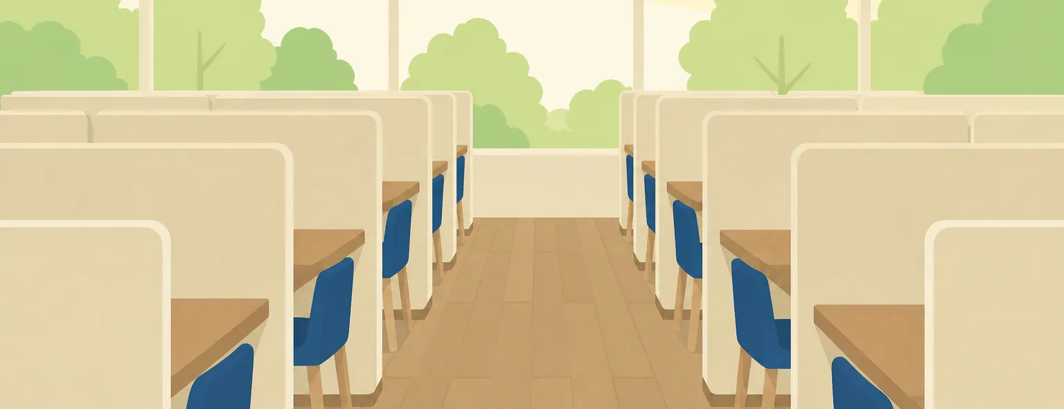 宮城県古川高校のイメージイラスト