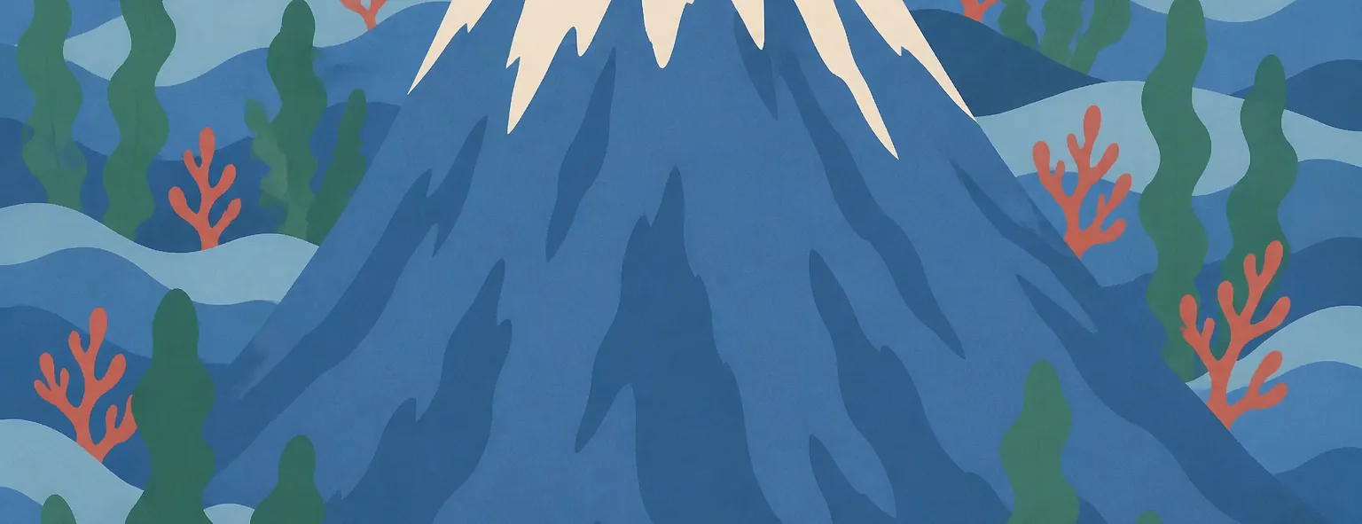 北海道利尻高校のイメージイラスト