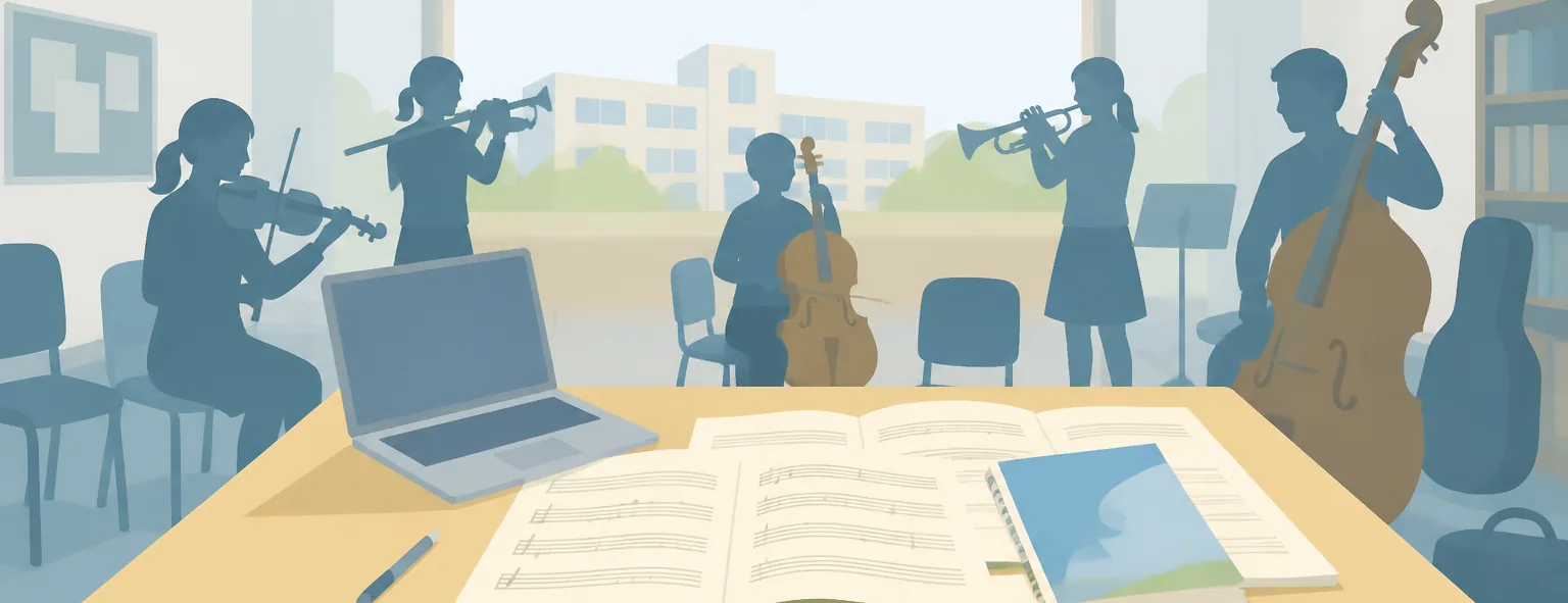 東京芸術大学音楽学部附属音楽高校のイメージイラスト