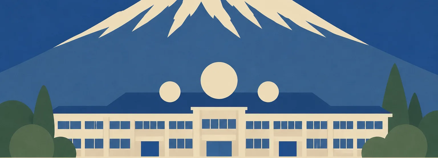 矢島高校のイメージイラスト
