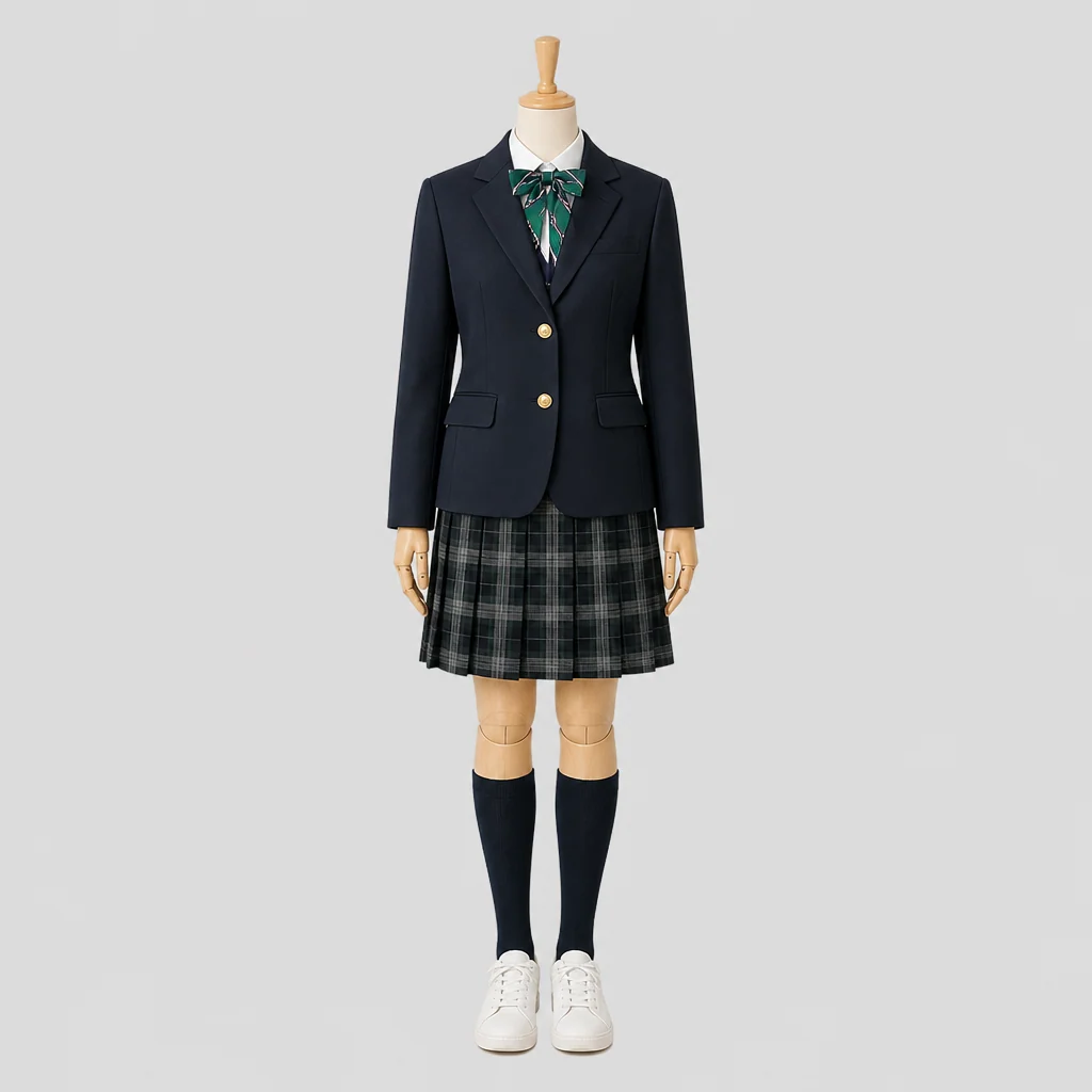 市立札幌旭丘高校の女子の制服のイメージ