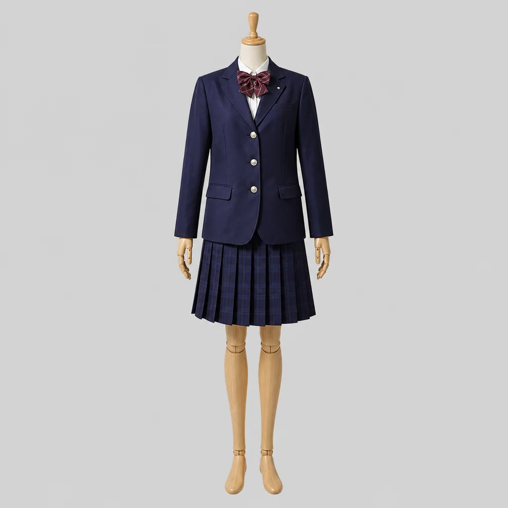 北海道札幌東商業高校の女子の制服のイメージ