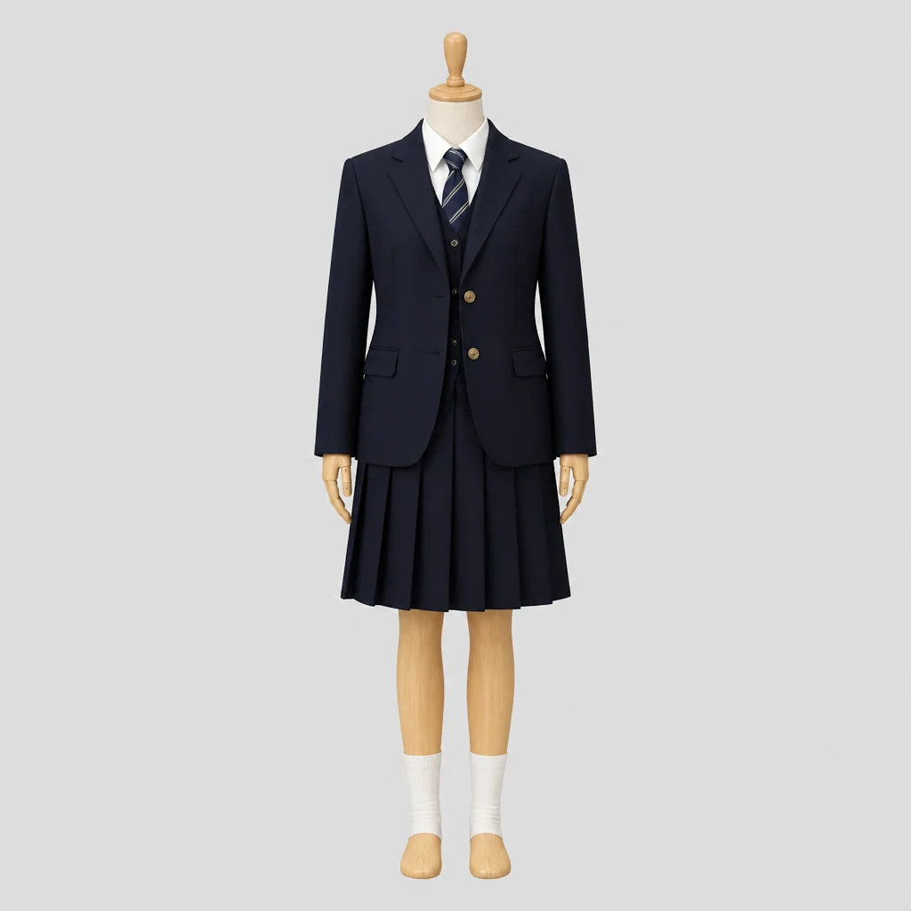 北海道室蘭清水丘高校の制服のイメージ