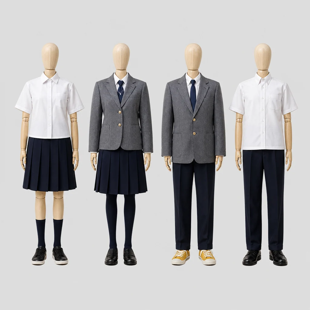 北海道おといねっぷ美術工芸高校の制服のイメージ