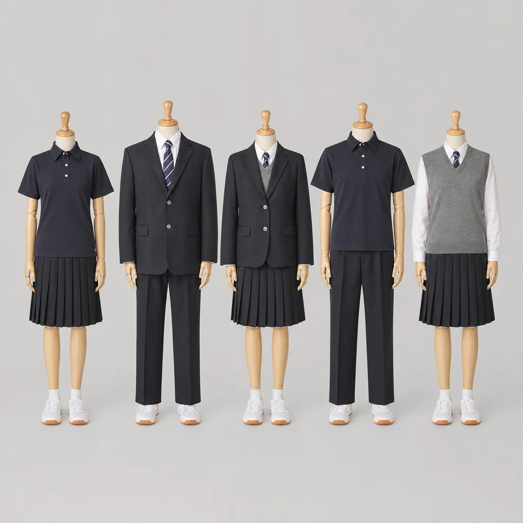 北海道虻田高校の制服のイメージ