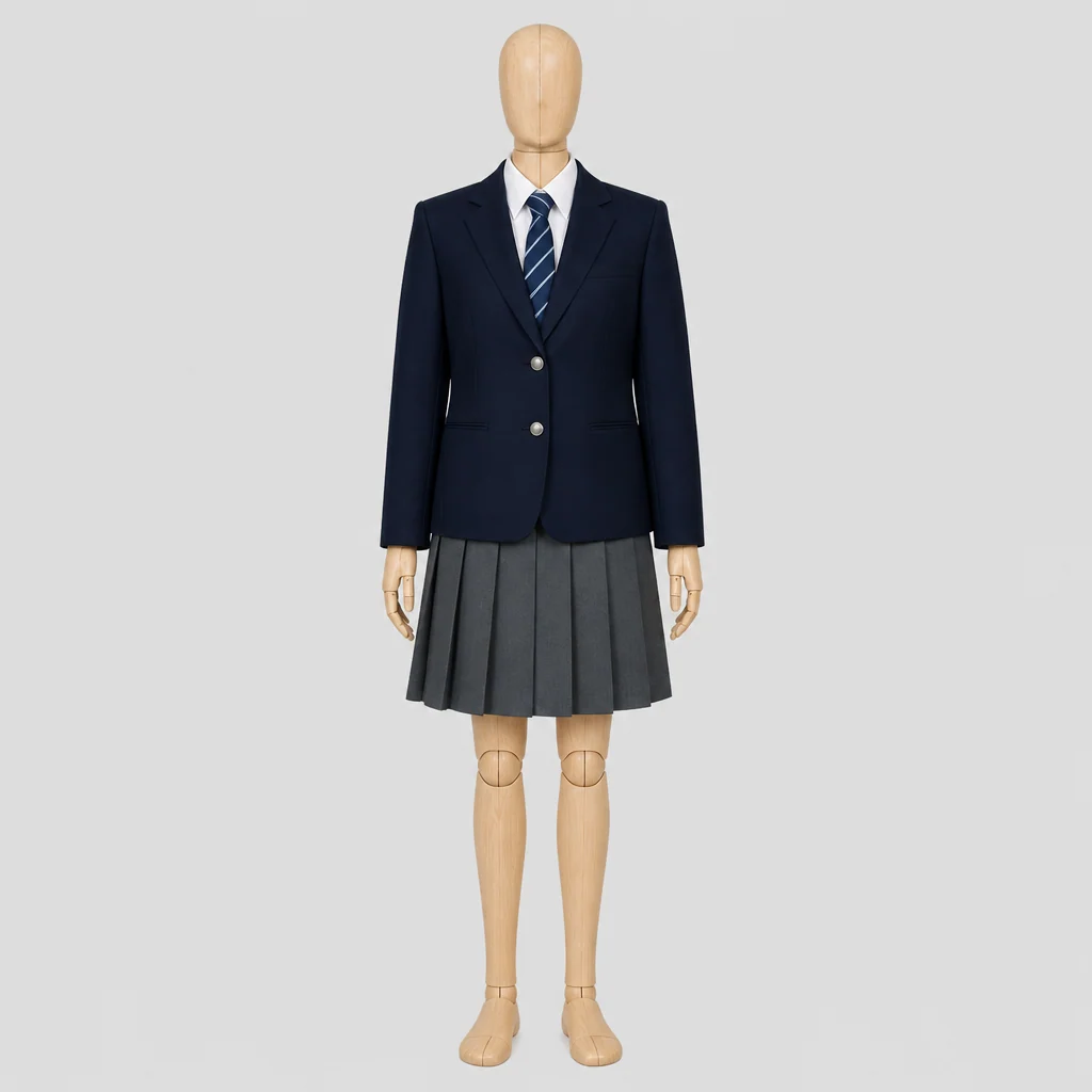 北海道音更高校の女子の制服のイメージ