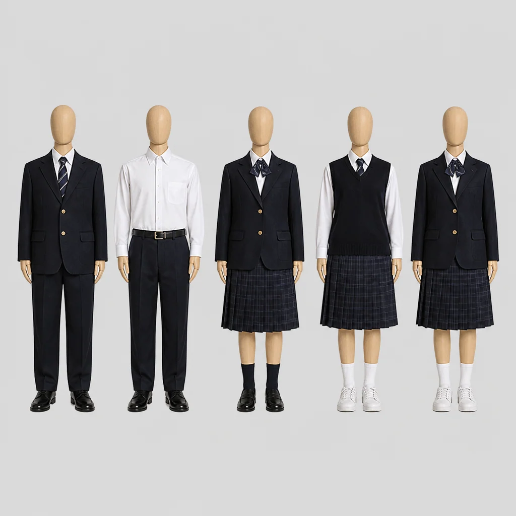 北海道羅臼高校の制服のイメージ