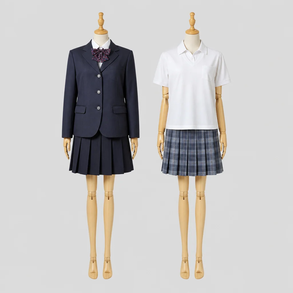 札幌創成高校の女子の制服のイメージ