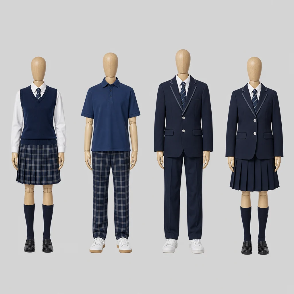 北海道文教大学附属高校の制服のイメージ