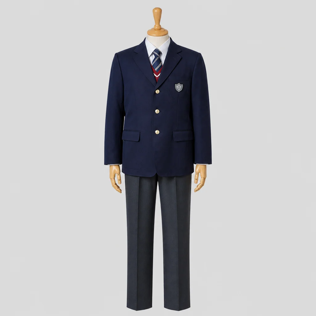 札幌山の手高校の男子の制服のイメージ