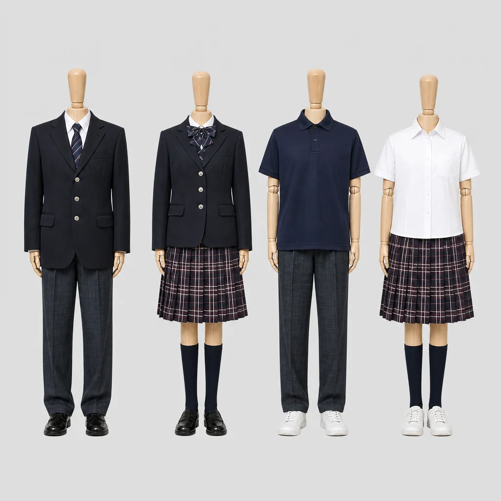 清尚学院高校の制服のイメージ