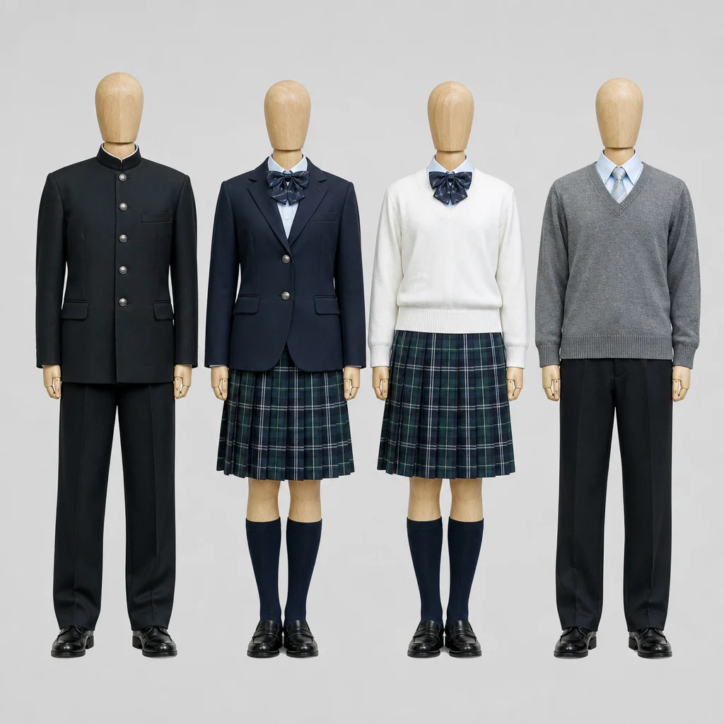 北照高校の制服のイメージ