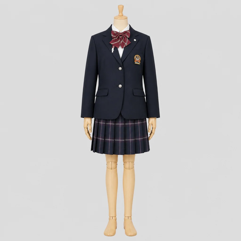 武修館高校の女子の制服のイメージ
