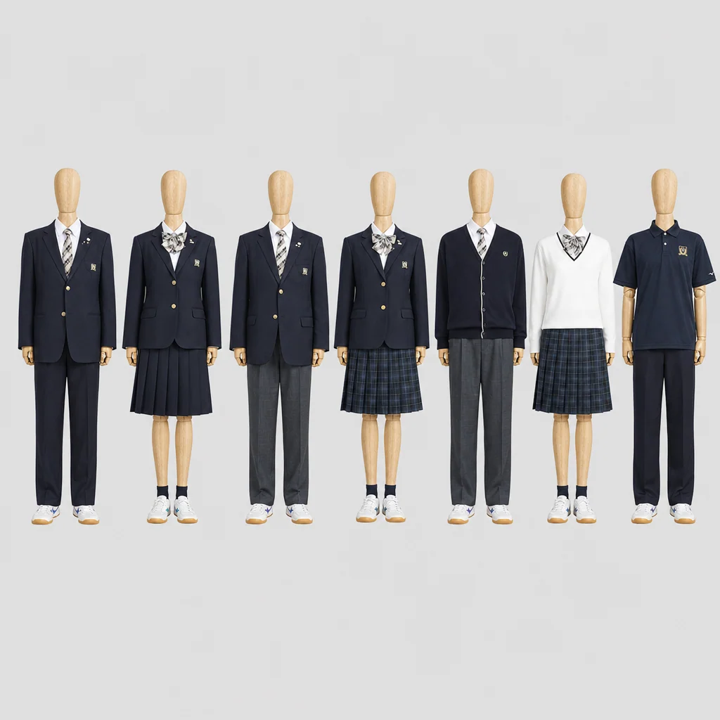 苫小牧中央高校の制服のイメージ