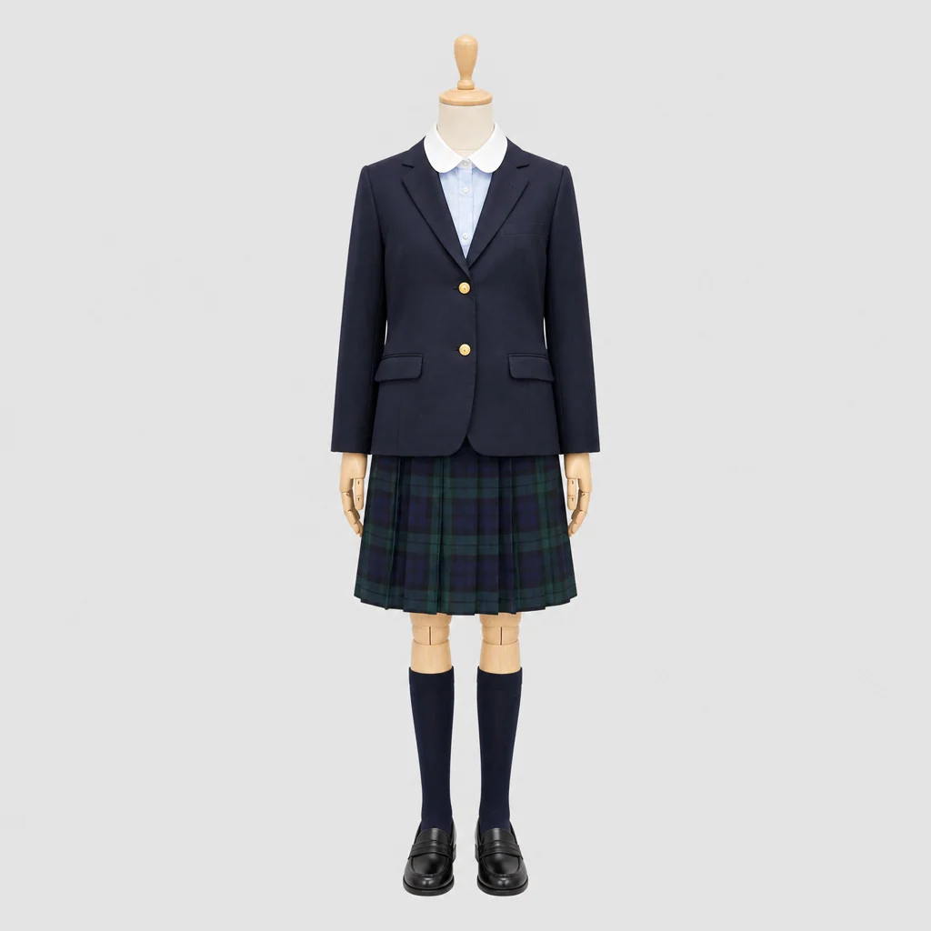 酪農学園大学附属とわの森三愛高校の女子の制服のイメージ