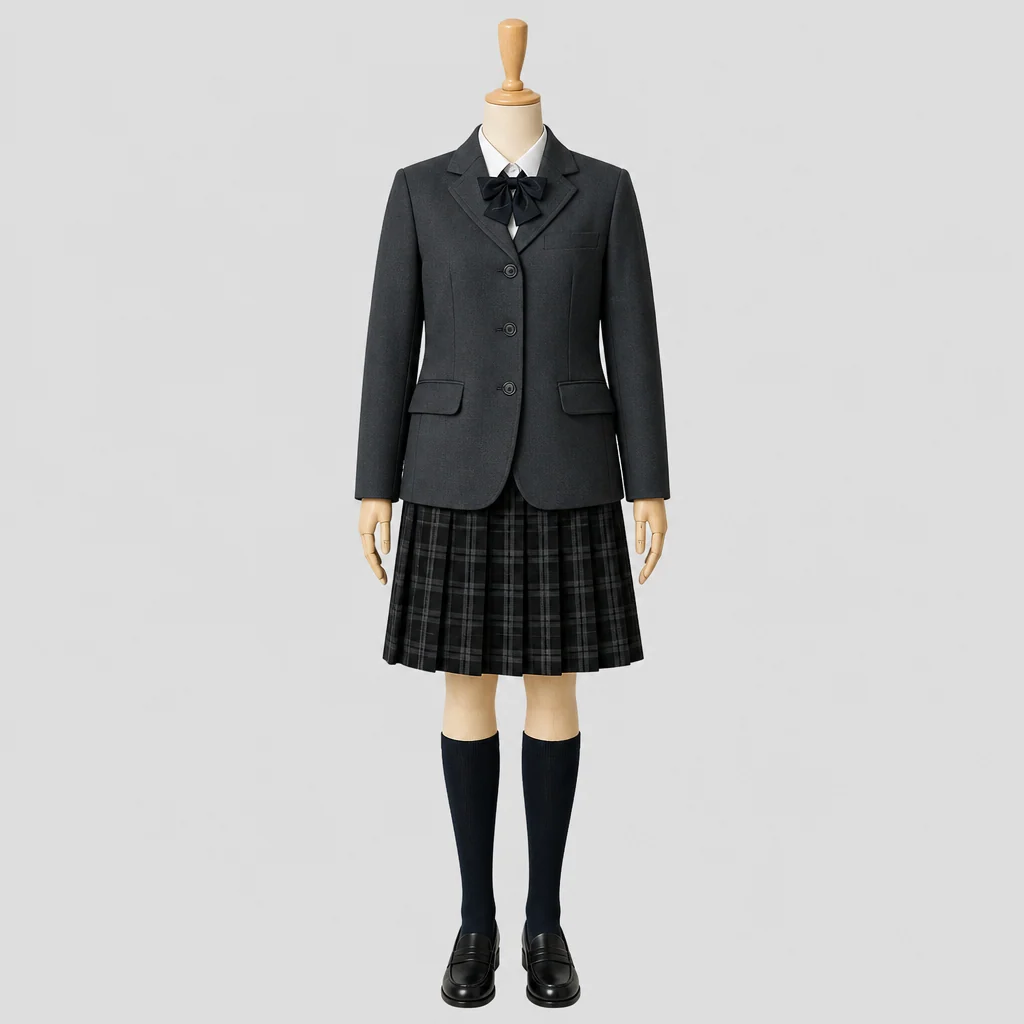 札幌日本大学高校の女子の制服のイメージ