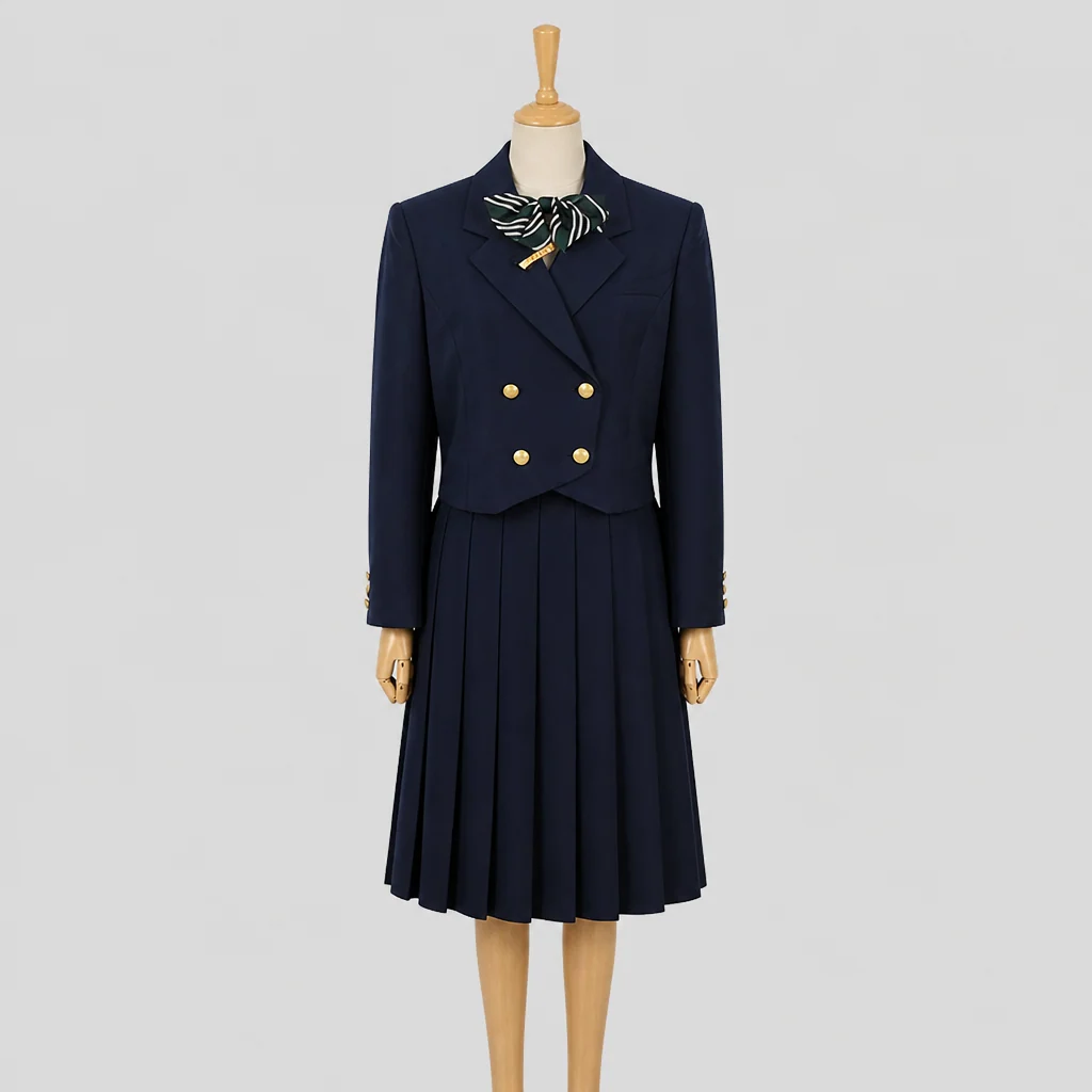 青森商業高校の制服のイメージ