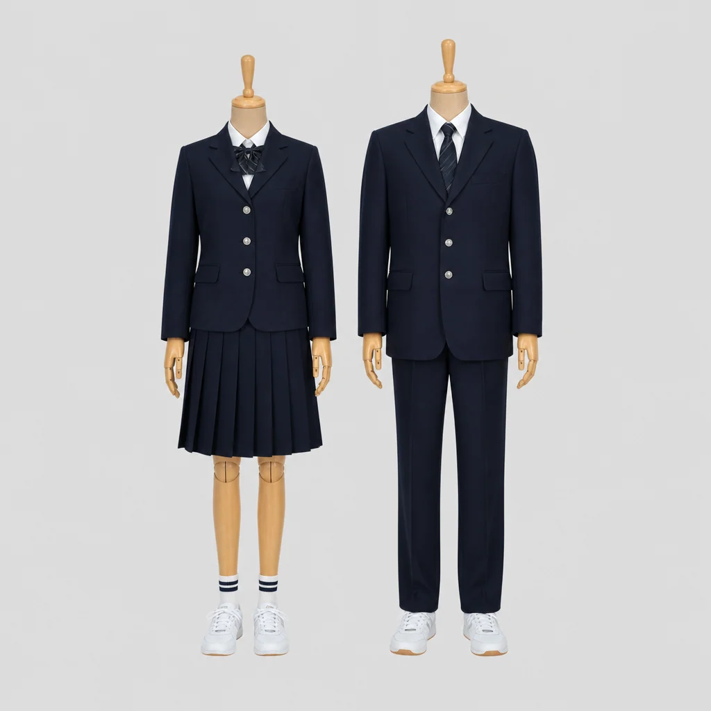 六ヶ所高校の制服のイメージ