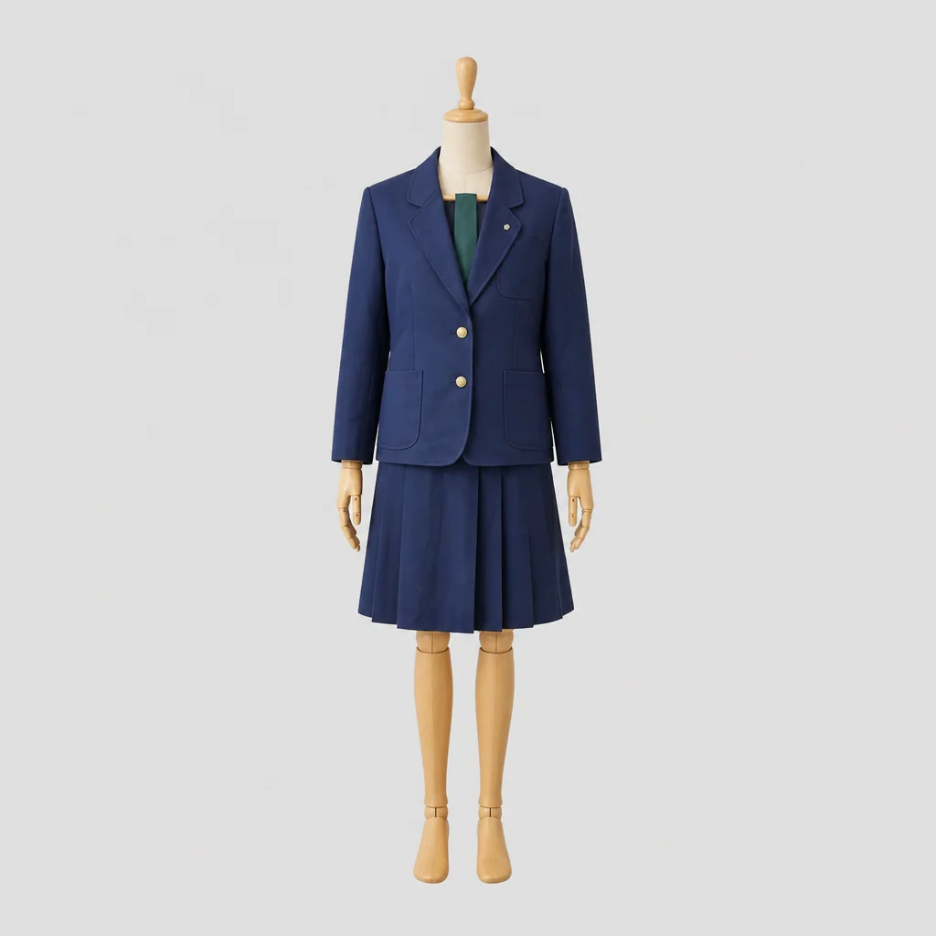 八戸西高校の制服のイメージ
