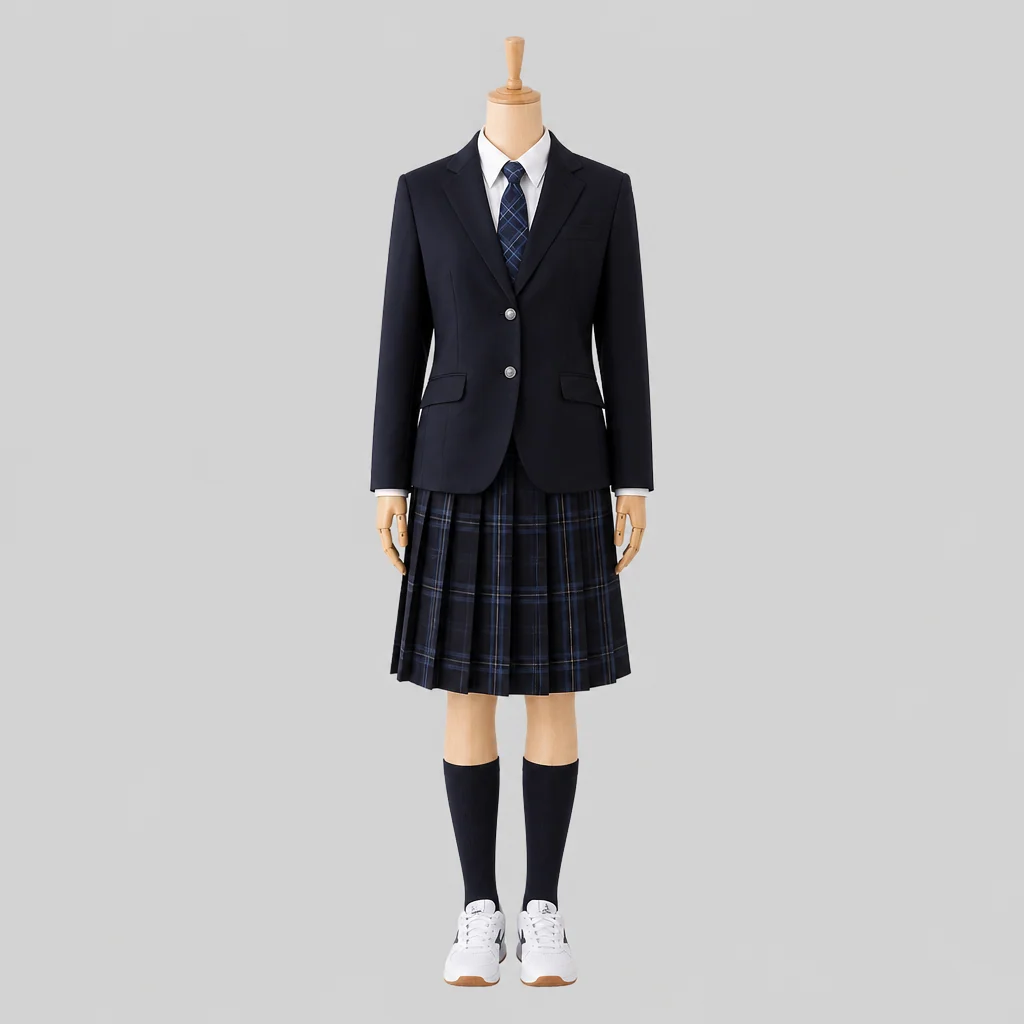 青森明の星高校の制服のイメージ