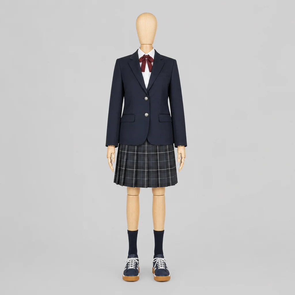 下山学園高校の制服のイメージ
