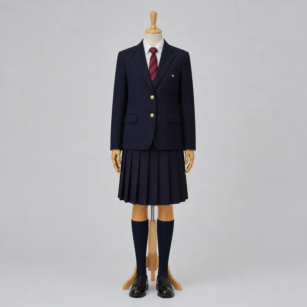 盛岡商業高校の女子の制服のイメージ