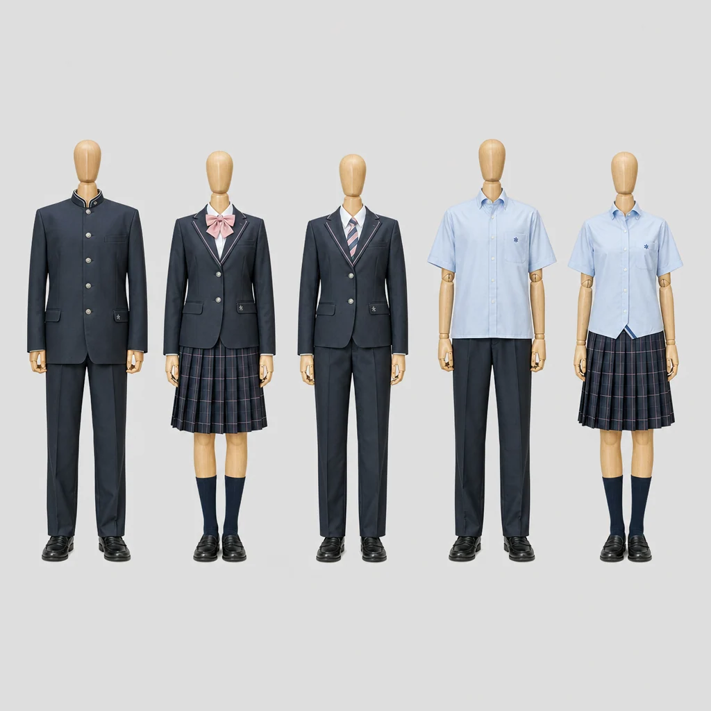 山田高校の制服のイメージ