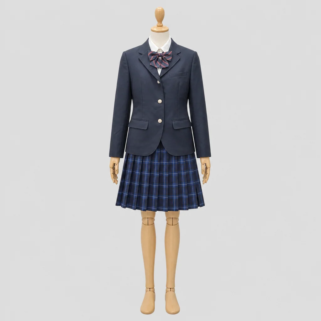 宮城県亘理高校の女子の制服のイメージ