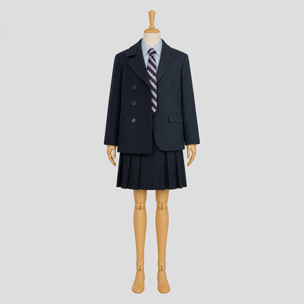 聖ウルスラ学院英智高校の制服のイメージ