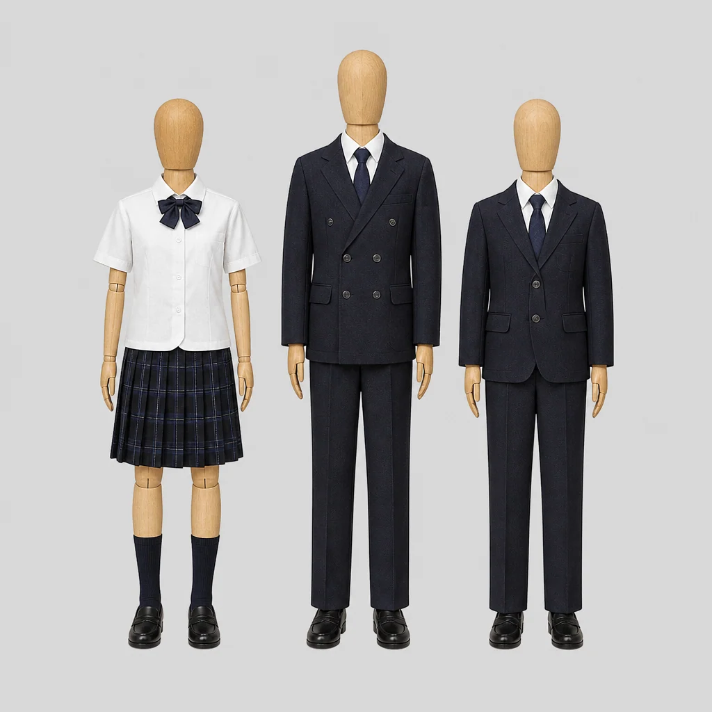 東陵高校の制服のイメージ