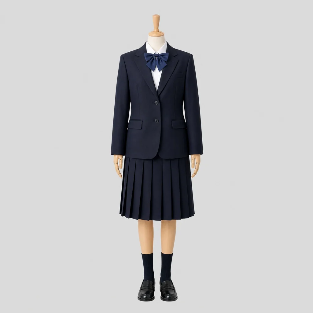 米沢東高校の制服のイメージ
