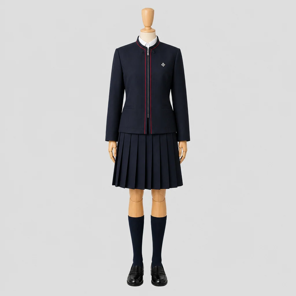 酒田東高校の制服のイメージ