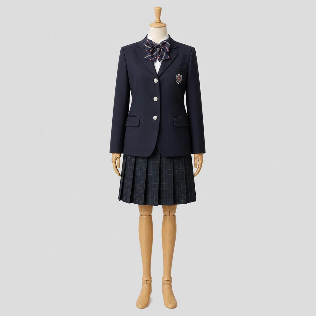 南陽高校の女子の制服のイメージ