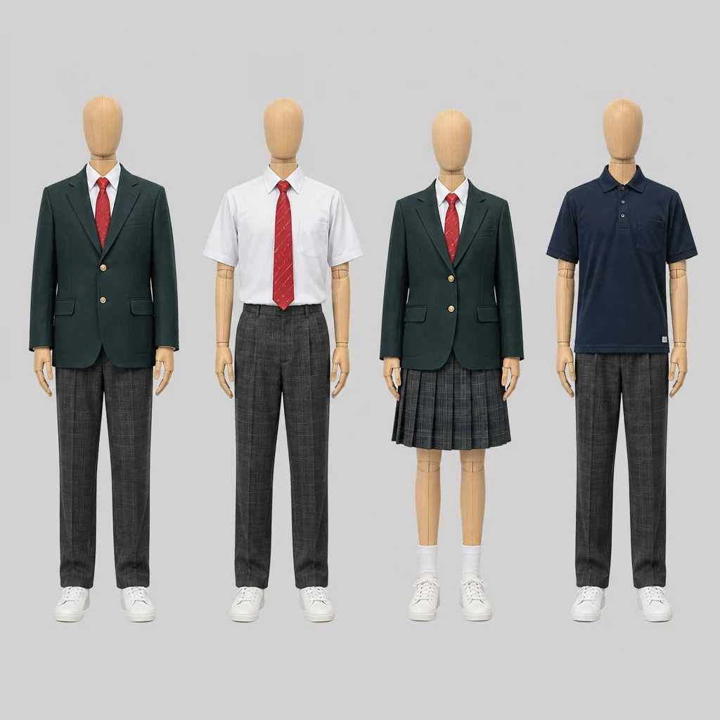 小国高校の制服のイメージ