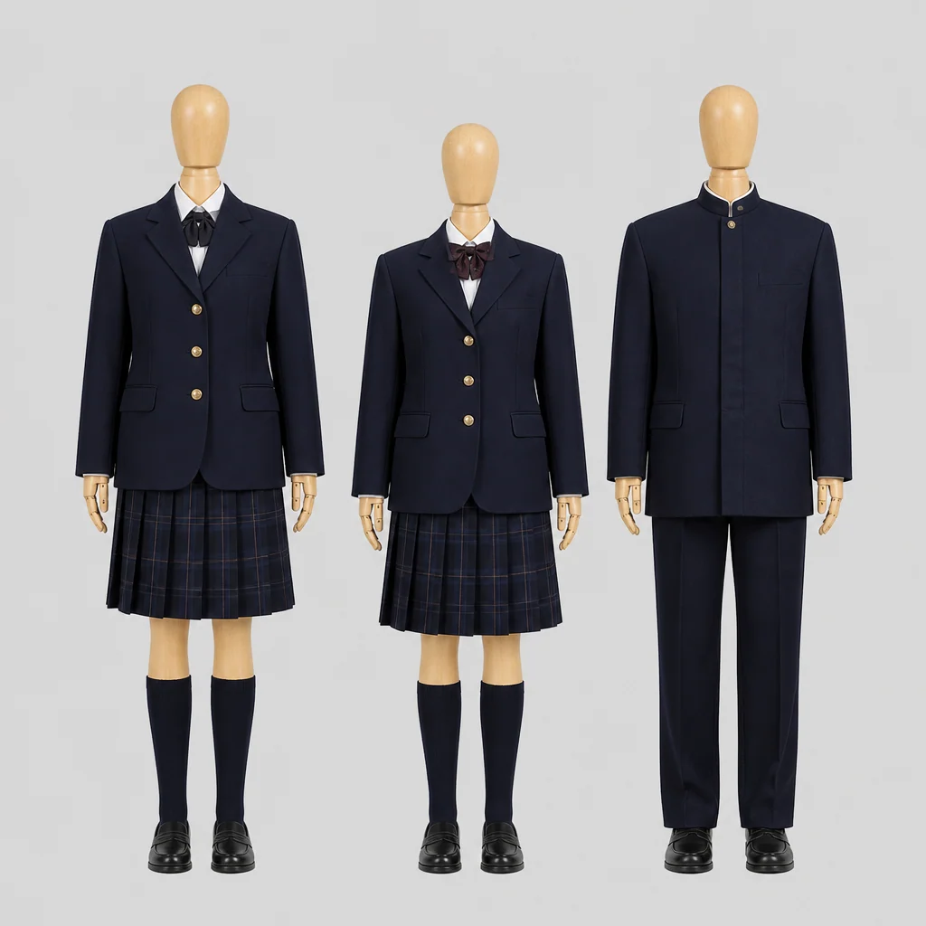 あさか開成高校の制服のイメージ