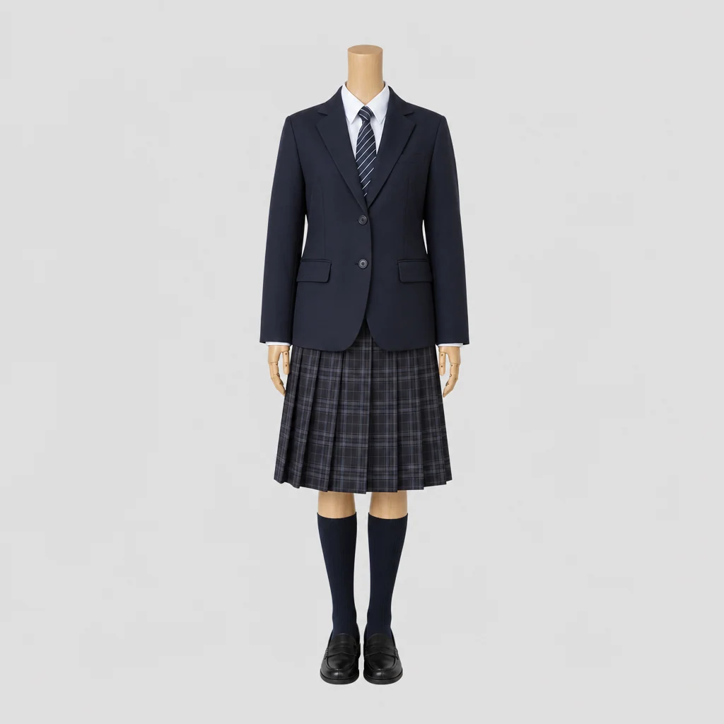 川口高校の制服のイメージ