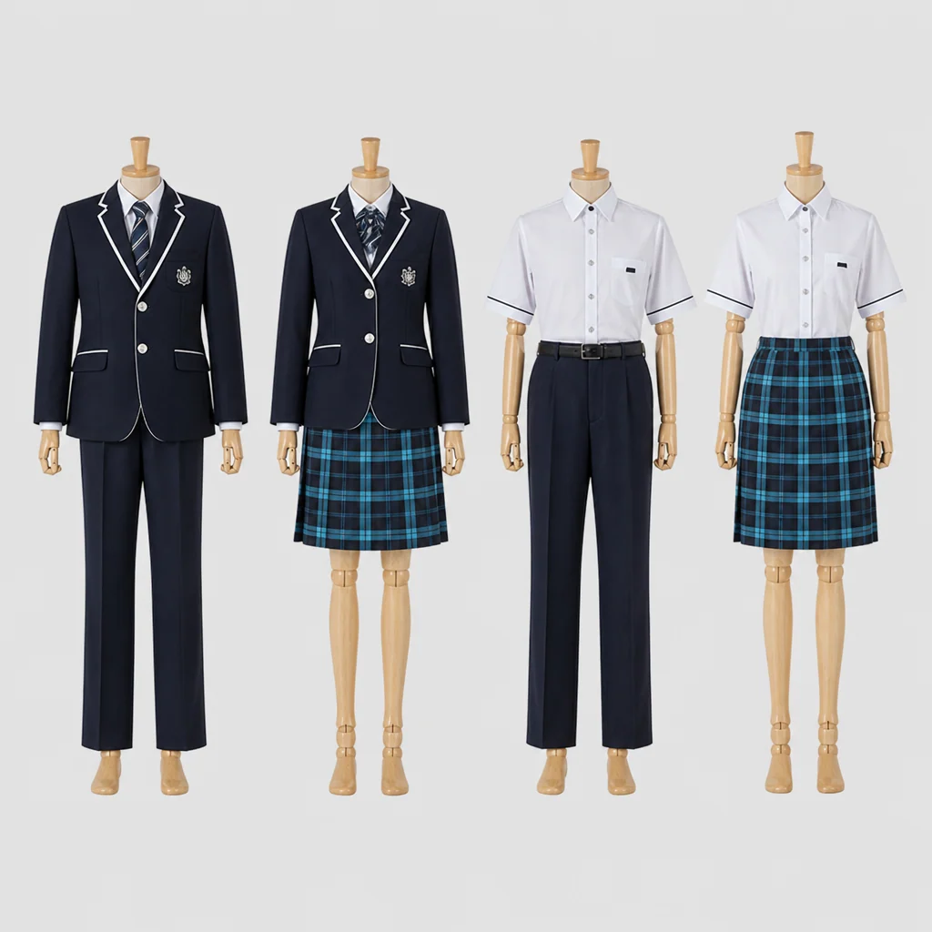 ふたば未来学園高校の制服のイメージ