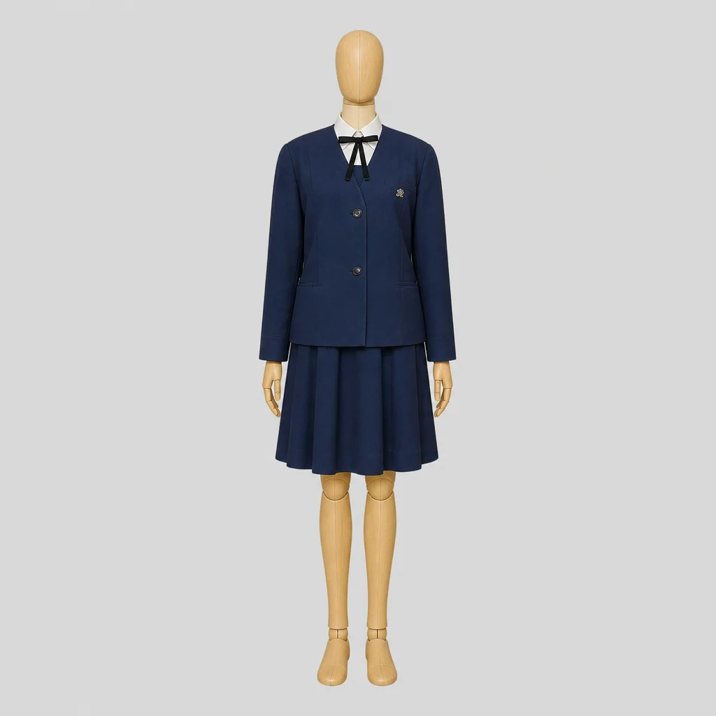 会津若松ザベリオ学園高校の制服のイメージ