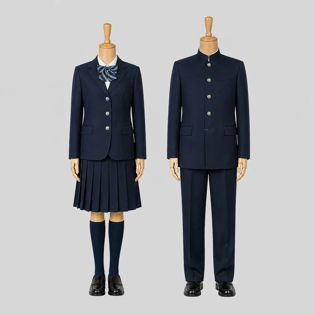 磐城緑蔭高校の制服のイメージ