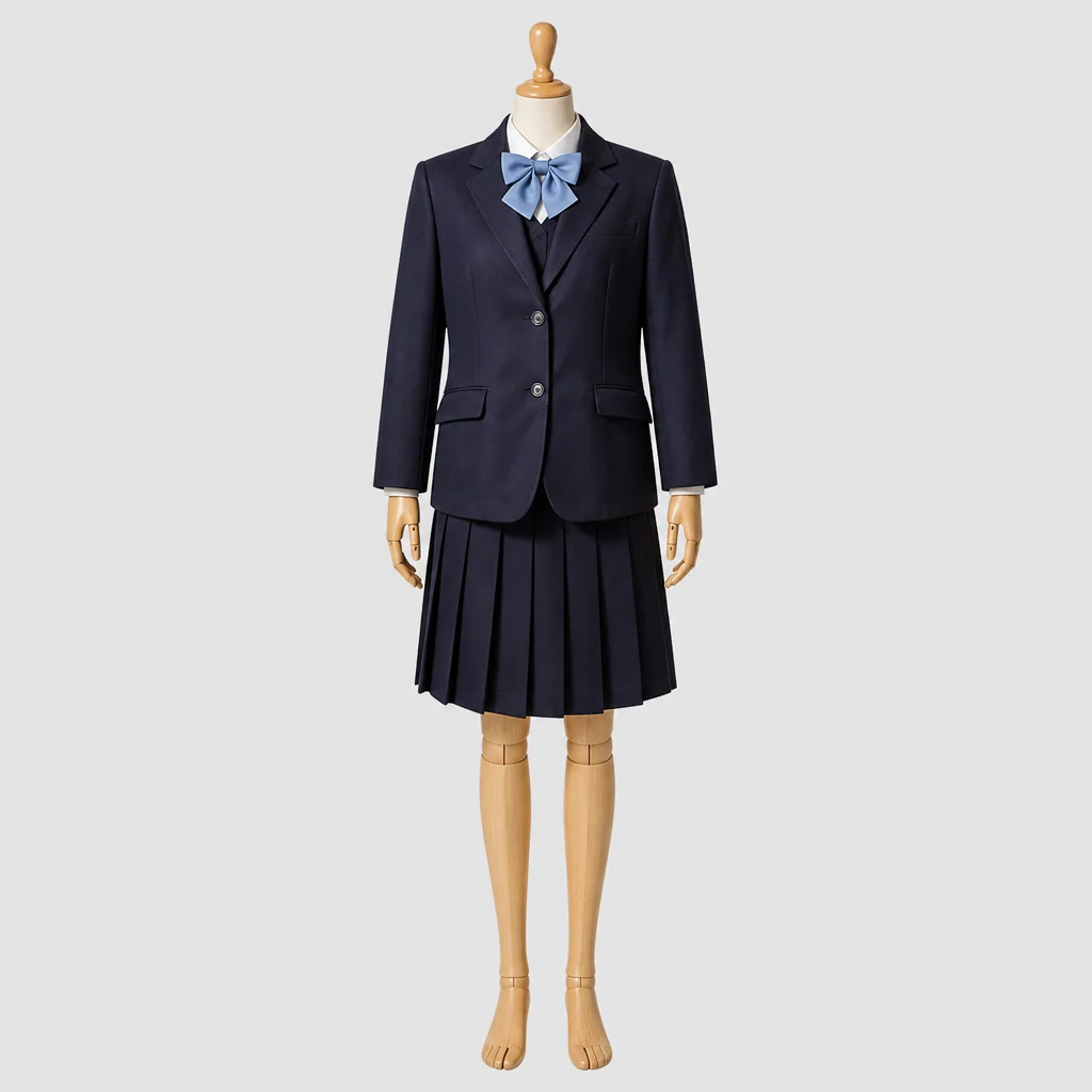 水戸第二高校の女子の制服のイメージ