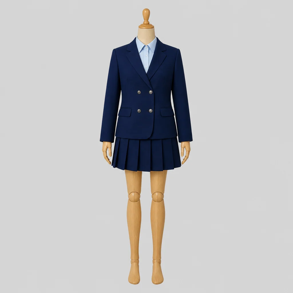 水戸工業高校の女子の制服のイメージ