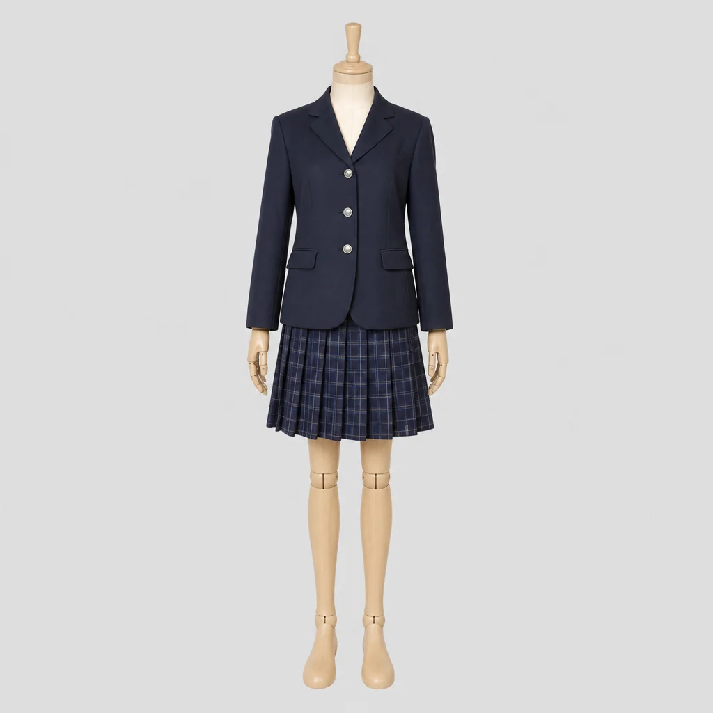土浦湖北高校の女子の制服のイメージ
