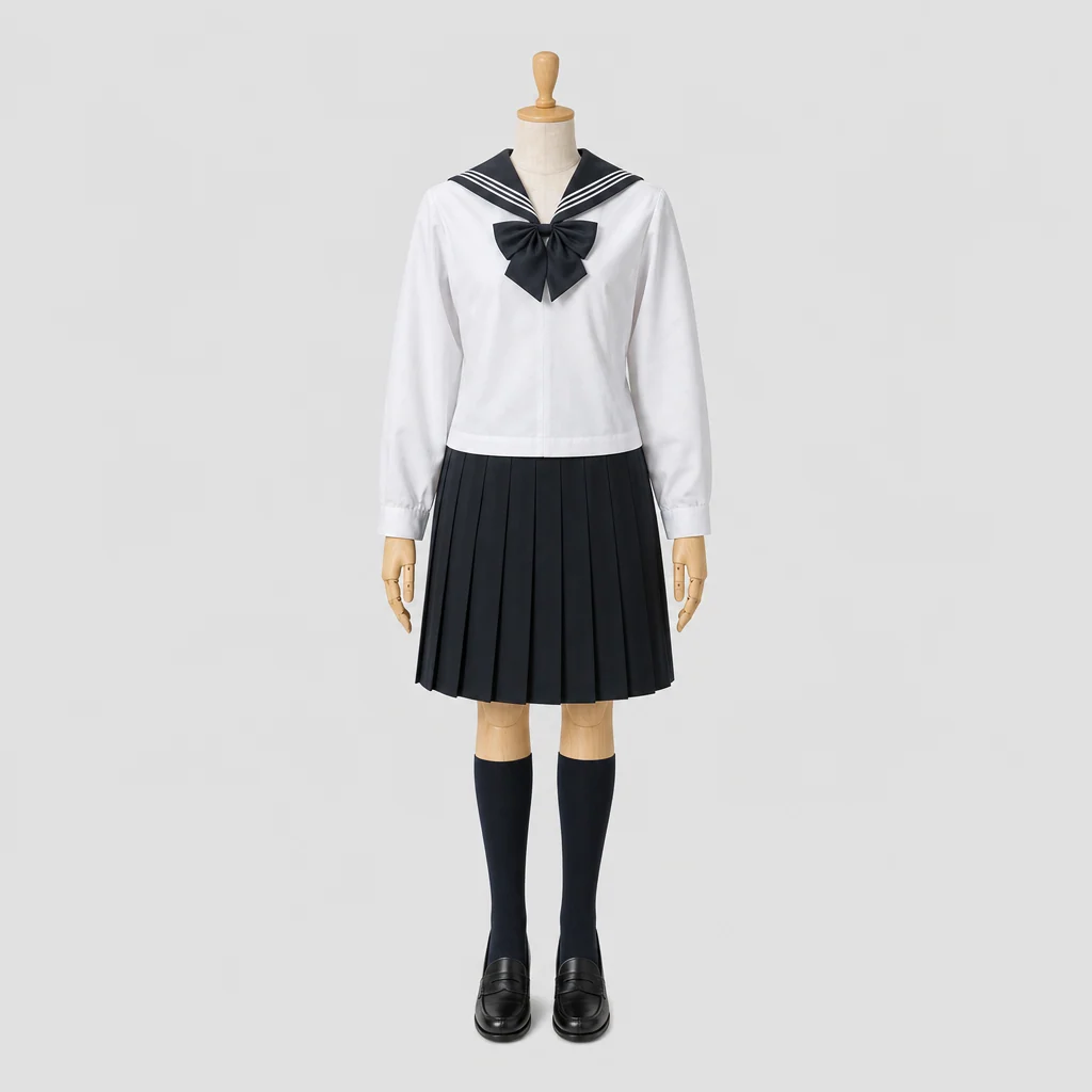 下妻第二高校の制服のイメージ