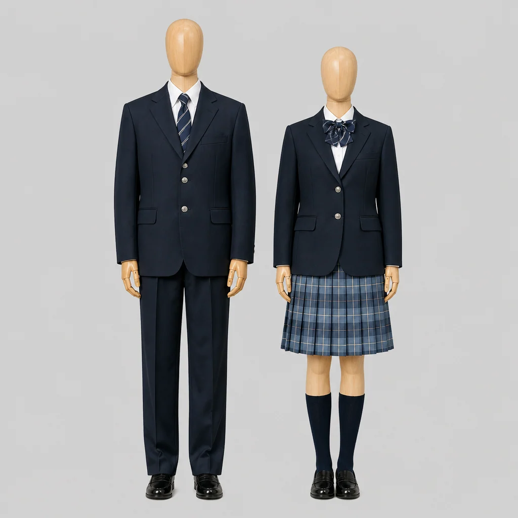 牛久高校の制服のイメージ