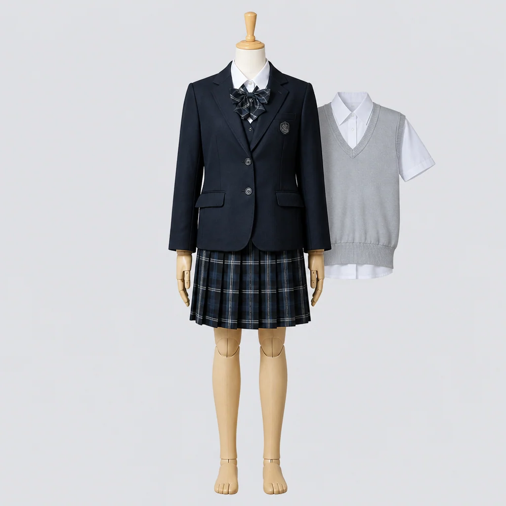 筑波高校の女子の制服のイメージ